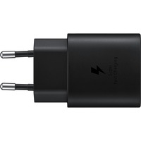 SAMSUNG 25W Fast Charger USB-C, Chargeur Noir, sans câble