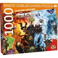 White Goblin Games Claim Puzzle: Fearsome Creatures 1000 pièces
