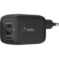 Belkin BOOSTCHARGE PRO Chargeur mural USB-C GaN à 2 ports avec PPS (65 W) Noir