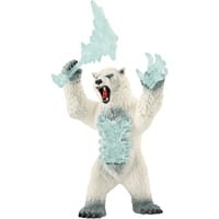 Schleich Eldrador - Ours de la tempête de neige avec arme, Figurine 42510