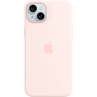 Apple Coque en silicone avec MagSafe pour iPhone 15 Plus, Housse/Étui smartphone Rose clair