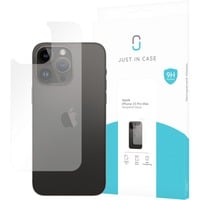 Just in Case iPhone 15 Pro Max - Back Cover Tempered Glass - Clear, Film de protection Transparent
