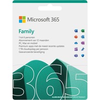 Microsoft 365 Family, Logiciel Néerlandais, 1 an