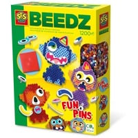 SES Creative BEEDZ - Perles à repasser - FunPins, Bricolage 06307
