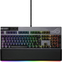 ASUS ROG Strix Flare II Animate, clavier gaming Gunmetal/Noir, Layout États-Unis, US lay-out, ROG NX Red