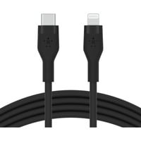 Belkin Câble BOOSTCHARGE Flex USB-A avec connecteur Lightning Noir, 1 mètre