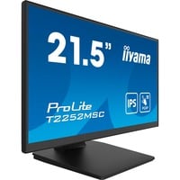 iiyama ProLite T2252MSC-B2 21.5" Touchscreen-Moniteur  Noir (Mat), Touch, HDMI, DisplayPort, Audio, USB 3.0