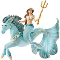 Schleich Bayala - sirène Eyela sur un cheval sous-marin, Figurine 70594