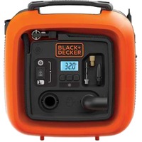 BLACK+DECKER ASI400 12V, Compresseur Orange/Noir, 160 PSI / 11 Bar