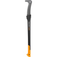 Fiskars Serpe à long manche XA23 WoodXpert, Couteau Noir/Orange, 1003621
