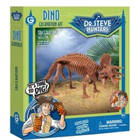 Geoworld Dino Excavation Kit - Triceratops Skeleton, Boîte d’expérience 