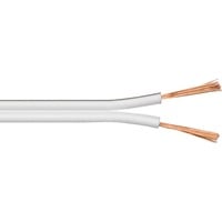 goobay Câble pour haut-parleur Blanc, 10 mètres, 2x 0,75 mm²